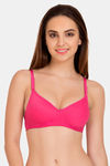 Tweens Padded Non-Wired Full Coverage T-Shirt Bra - Dark Pink — thumbnail 1